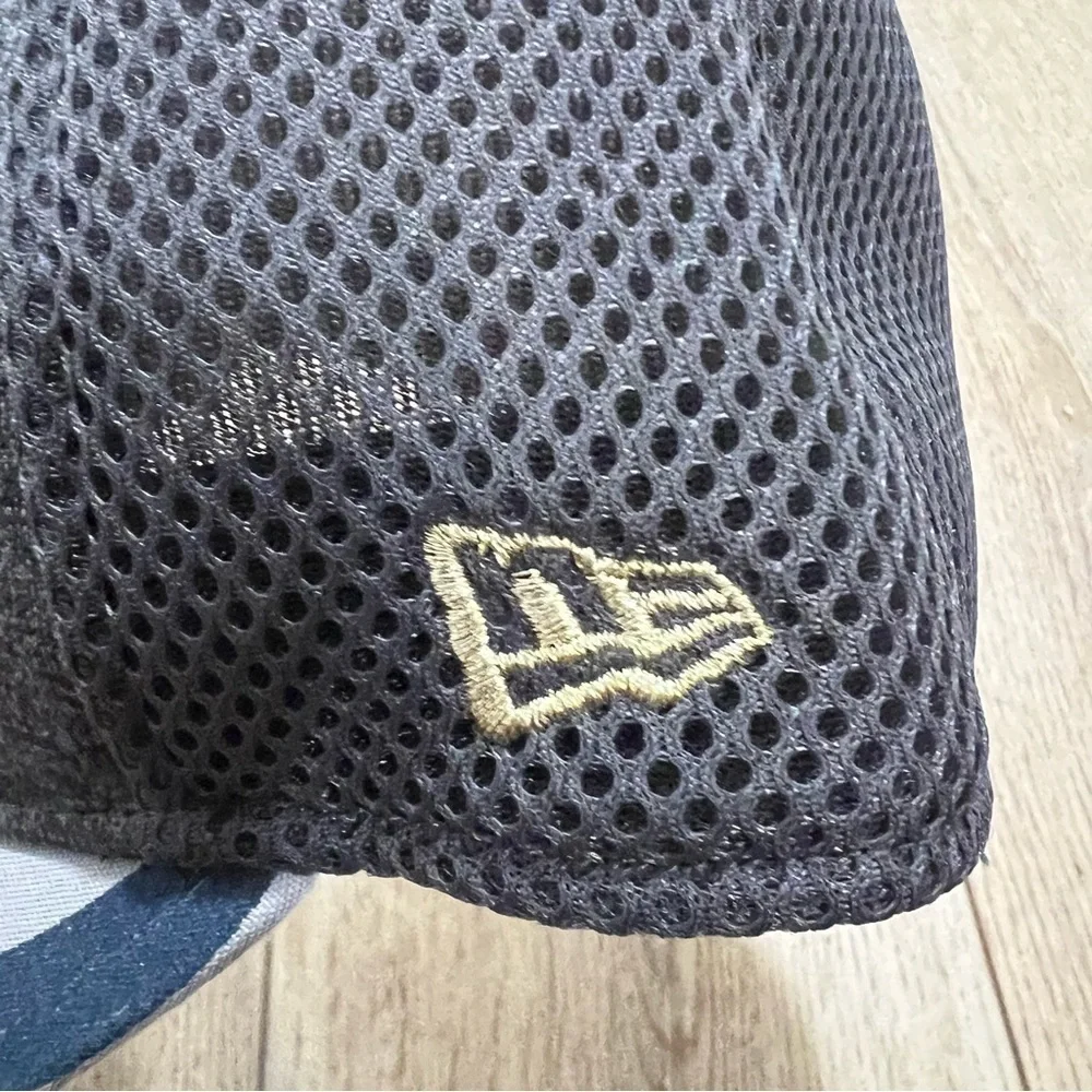 NFL New Era LA Rams blue & gray sports hat, Child Youth, 39 Thirty, 3D ram head.